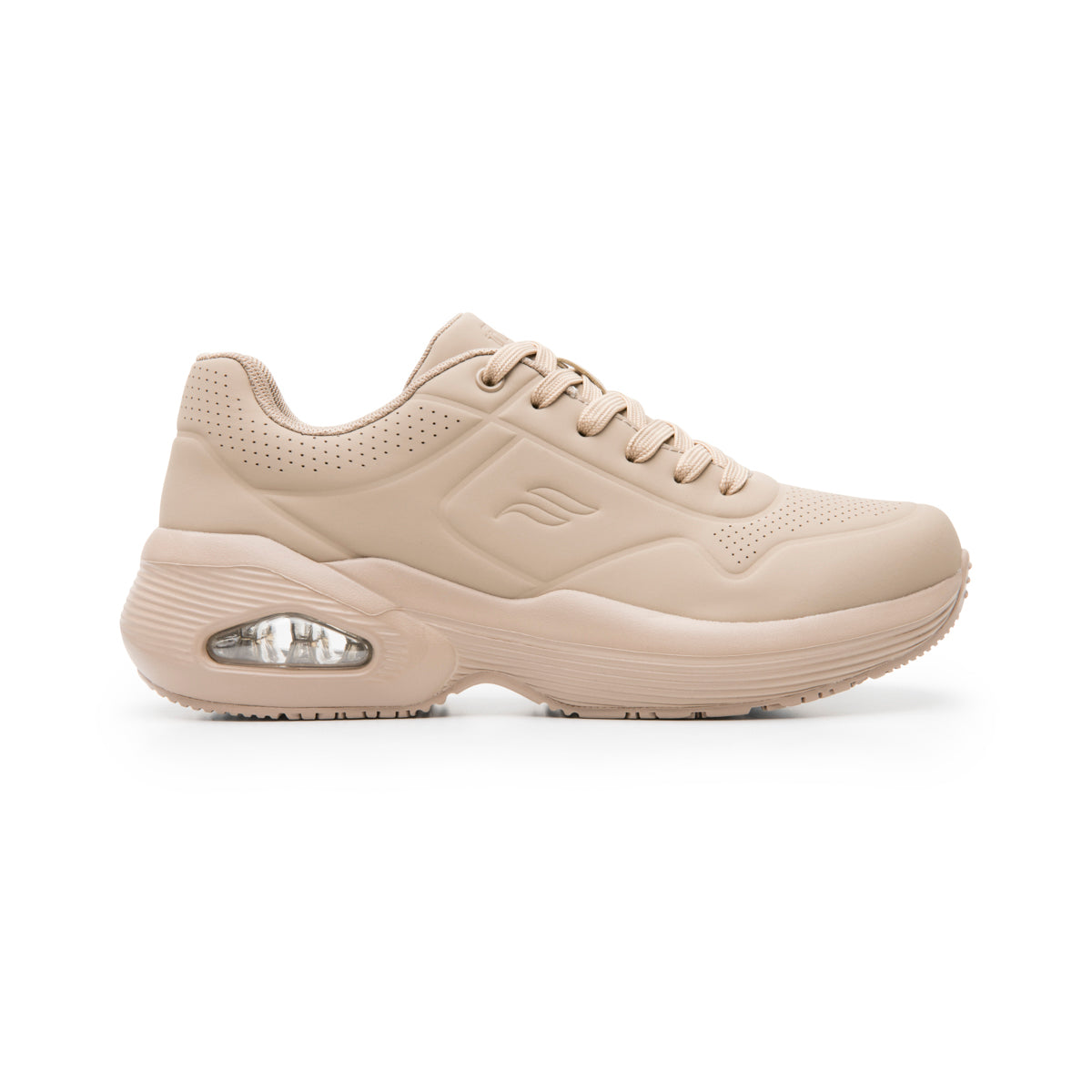 Sneaker Cápsula De Aire Flexi para Mujer con Absor Max Estilo 131501 Taupe