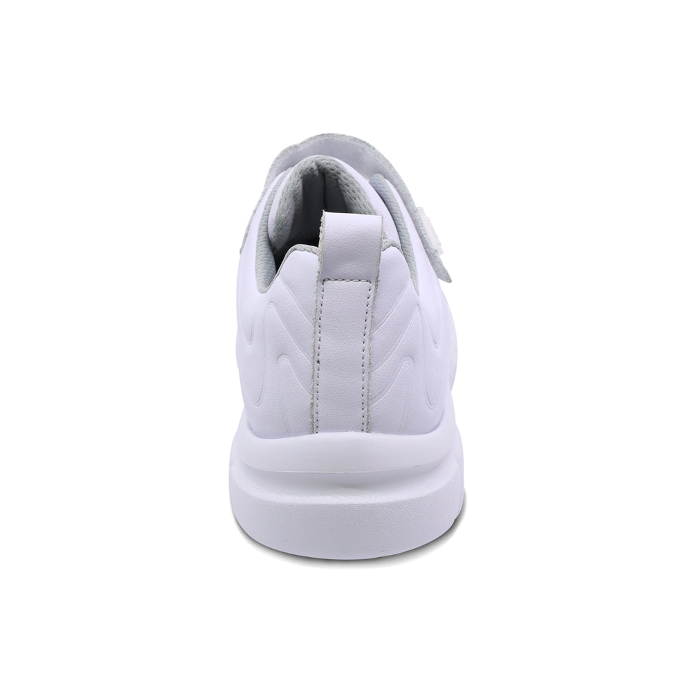 Tenis escolar Audaz para niño en piel blanco Balú con tira de contacto