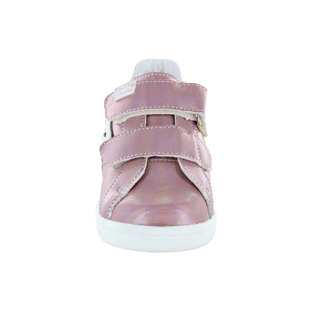 Tenis Coqueta para niña en sintético rosa Smith con estrella decorativa