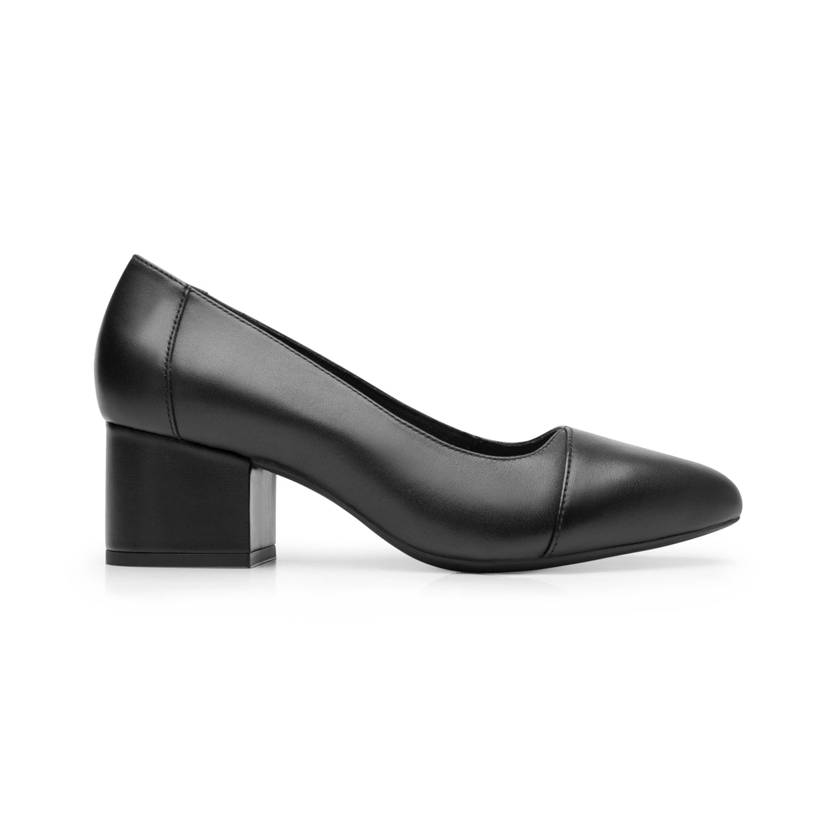 Zapatilla Puntal Flexi para Mujer con 100% Piel Estilo 137506 Negro