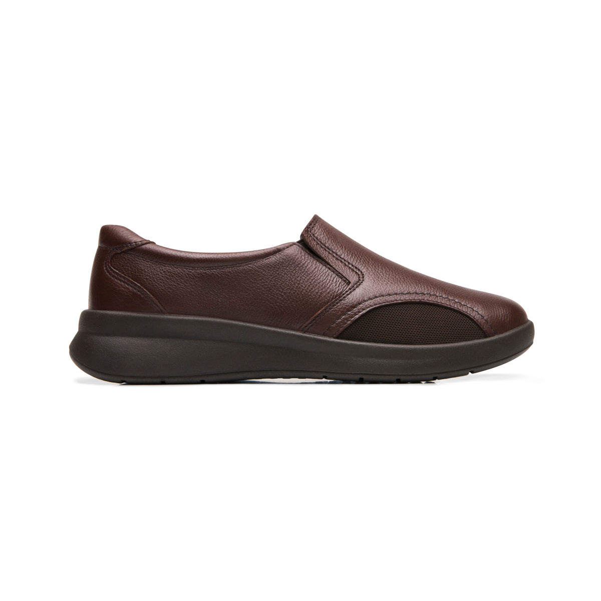 Mocasín Confort De Piel Flexi para Mujer Estilo 142406 Café