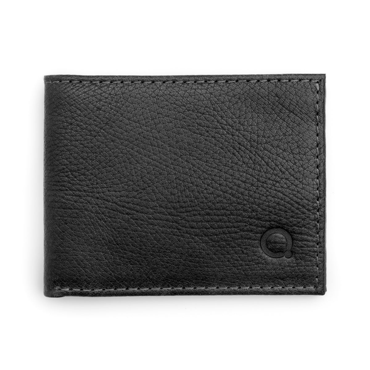 Billetera Quirelli para Hombre con Refuerzo Interno Estilo 070801 Negro