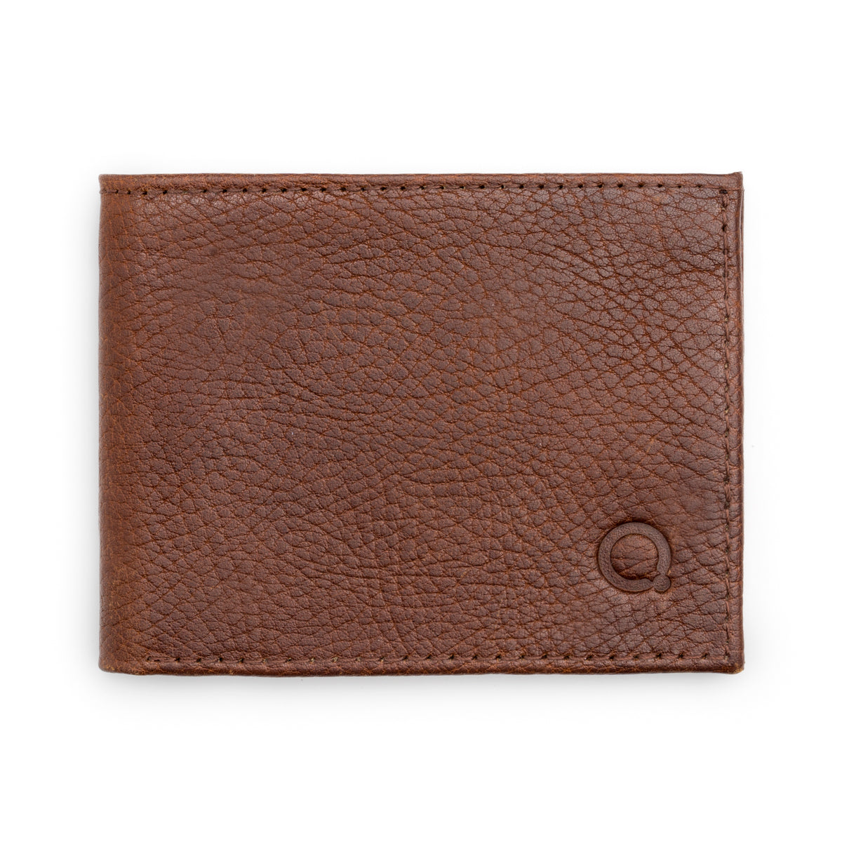 Billetera Quirelli para Hombre con Refuerzo Interno Estilo 070802 Café