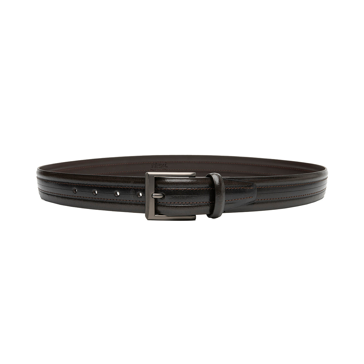 Cinturón 1 Vista Augusto Flexi para Hombre Estilo 110402 Café
