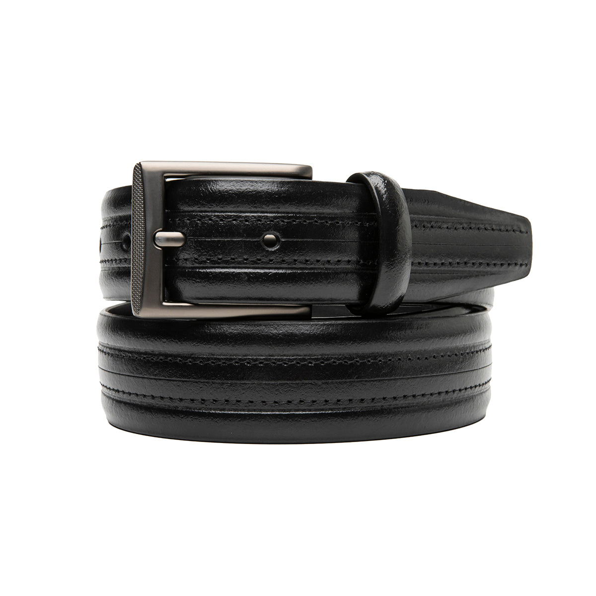 Cinturón 1 Vista Augusto Flexi para Hombre Estilo C10401 Negro