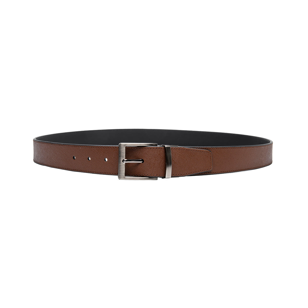 Cinturón Reversible Alceu Flexi para Hombre Estilo 120510 Negro - Café