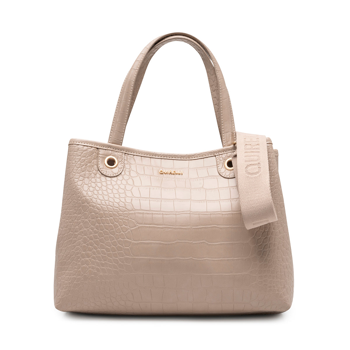 Tote Pequeña Quirelli Mujer Estilo 9987C5-103 Beige