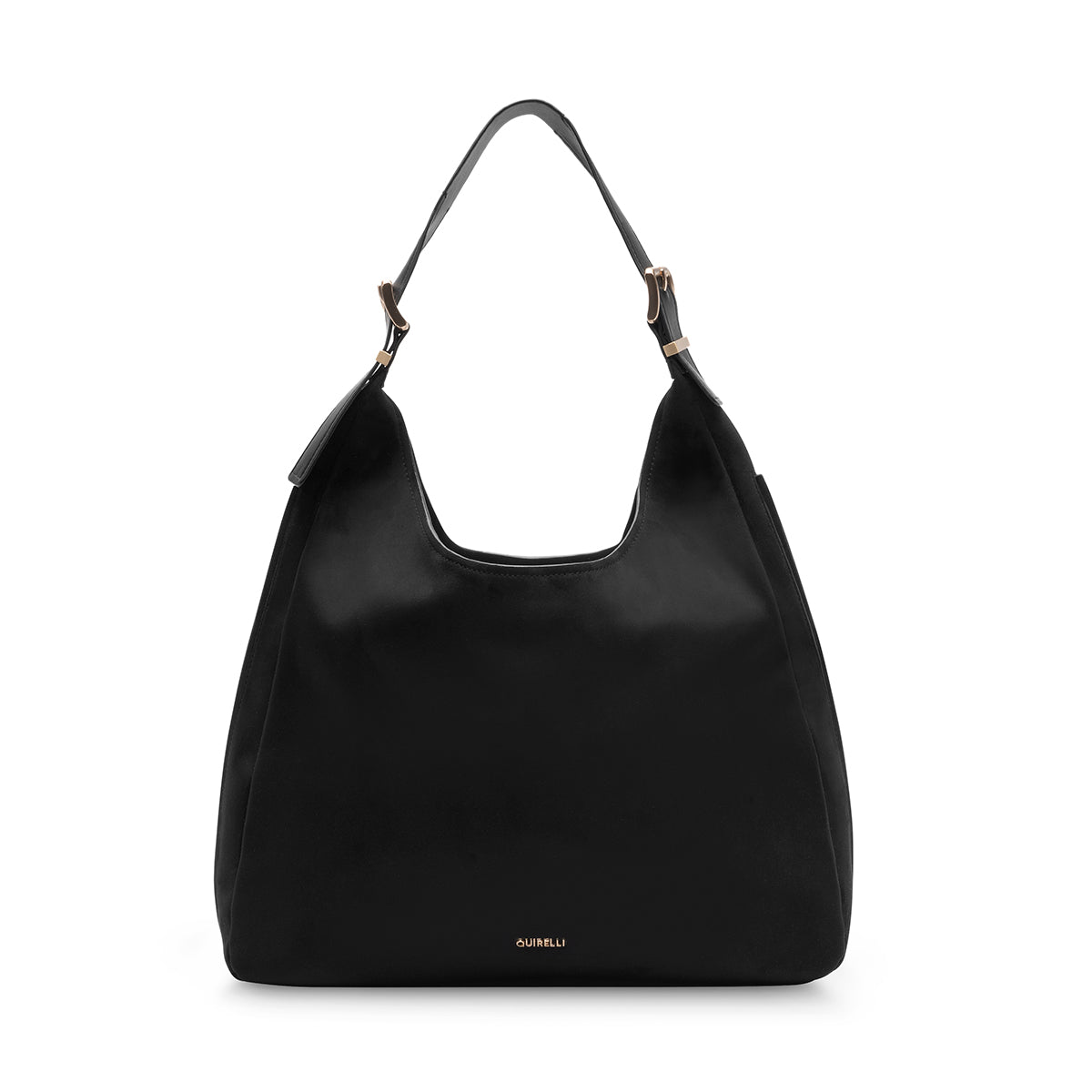 Bolso Hobo Quirelli Mujer Estilo 9987C5-109 Negro