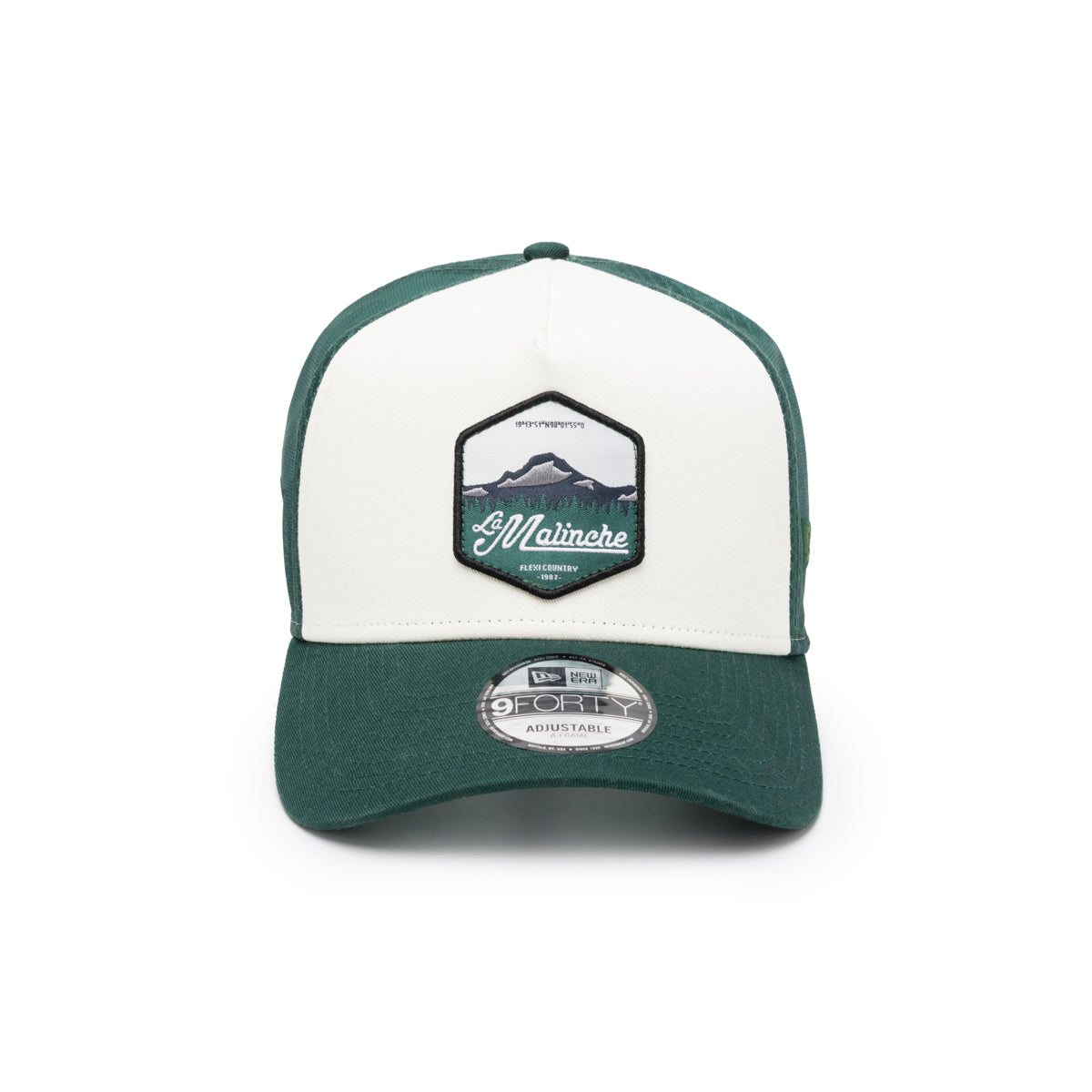 Gorra Flexi Country X New Era para Hombre Estilo 9960C7-216 Off White - Verde