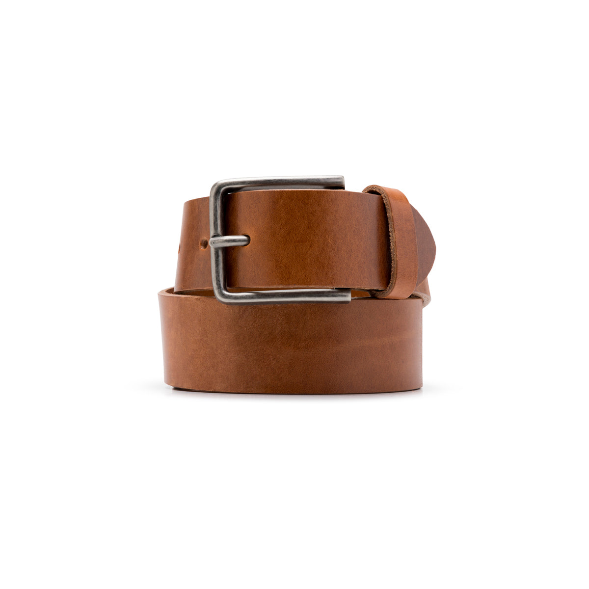 Cinturón Flexi para Hombre con Hebilla Avejentada Estilo 9960C2-306 Cognac