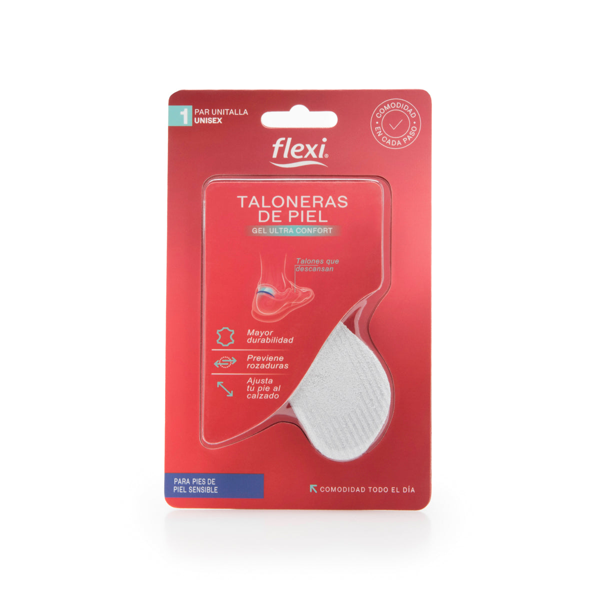 Talonera Piel Unisex Flexi Estilo 9960C3-209 Gris