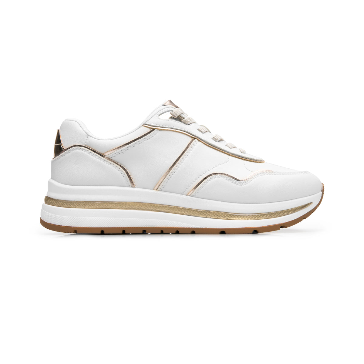 Sneaker Casual Flexi para Mujer Estilo 143801 Blanco