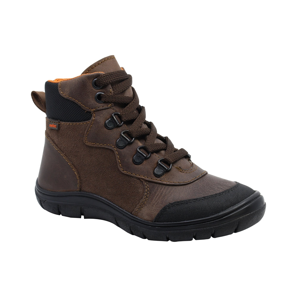 Bota para Niño Audaz Piel Color Café Monkey con puntera antiraspaduras