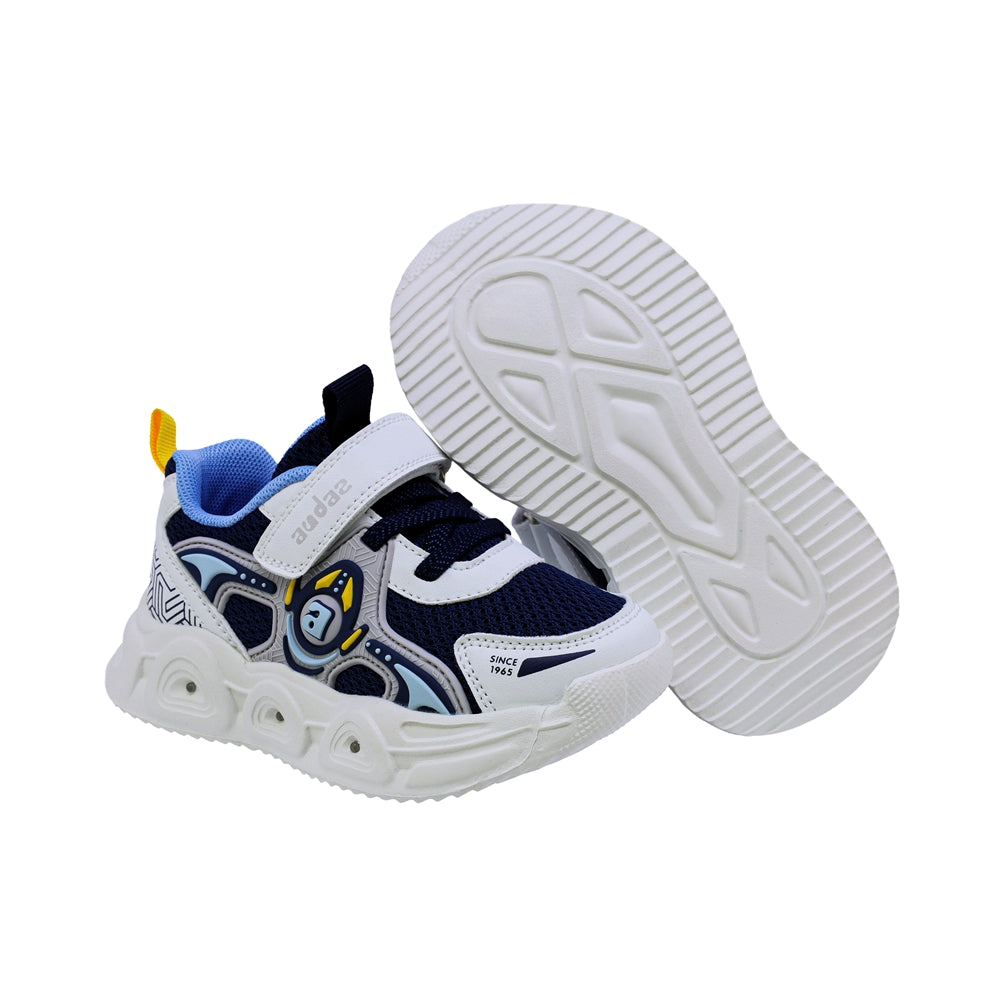 TENIS AUDAZ PARA NIÑO COLOR AZUL DE SINTÉTICO ORION CON TIRA DE CONTACTO