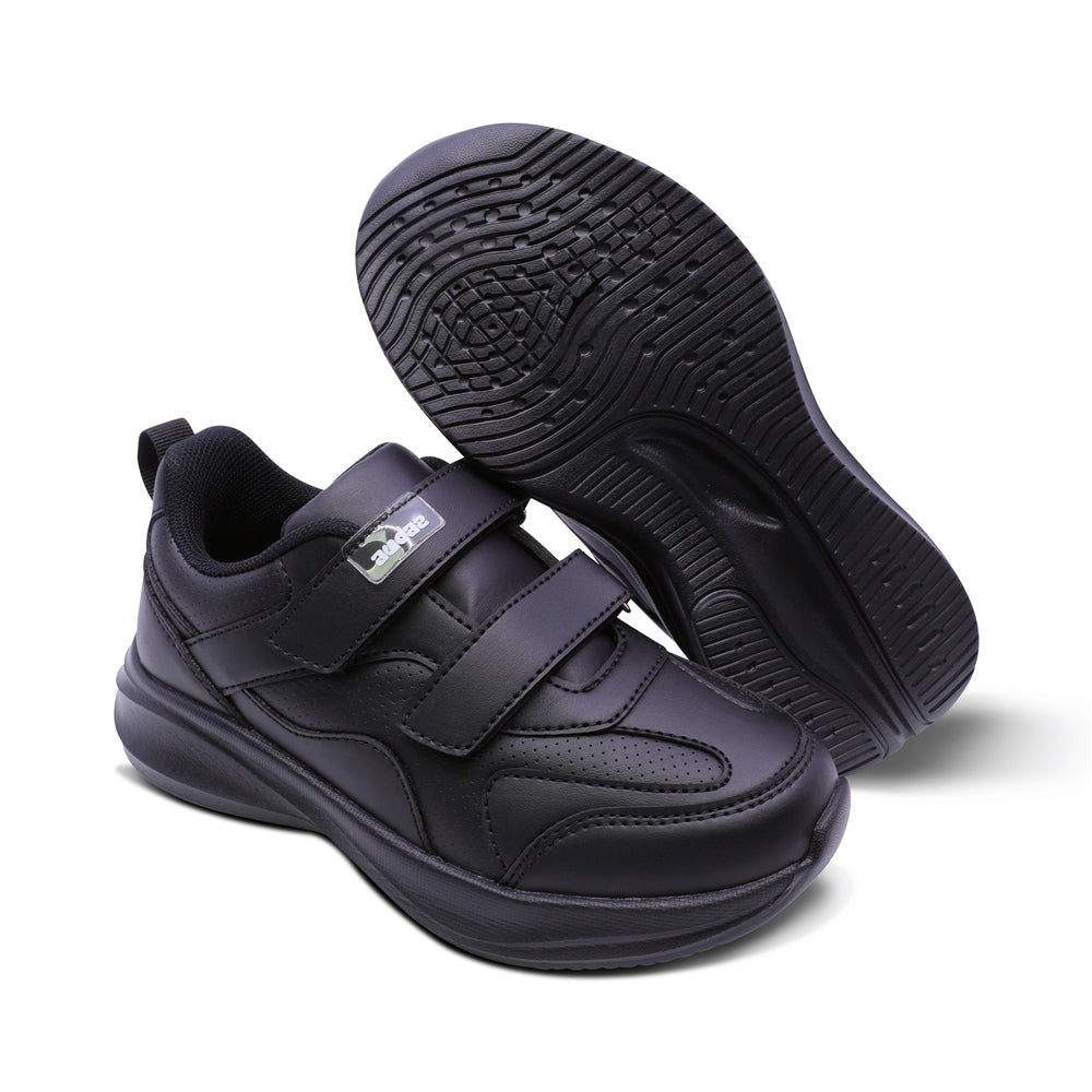 Tenis escolar Audaz de sintético color negro Pagani con tira de contacto