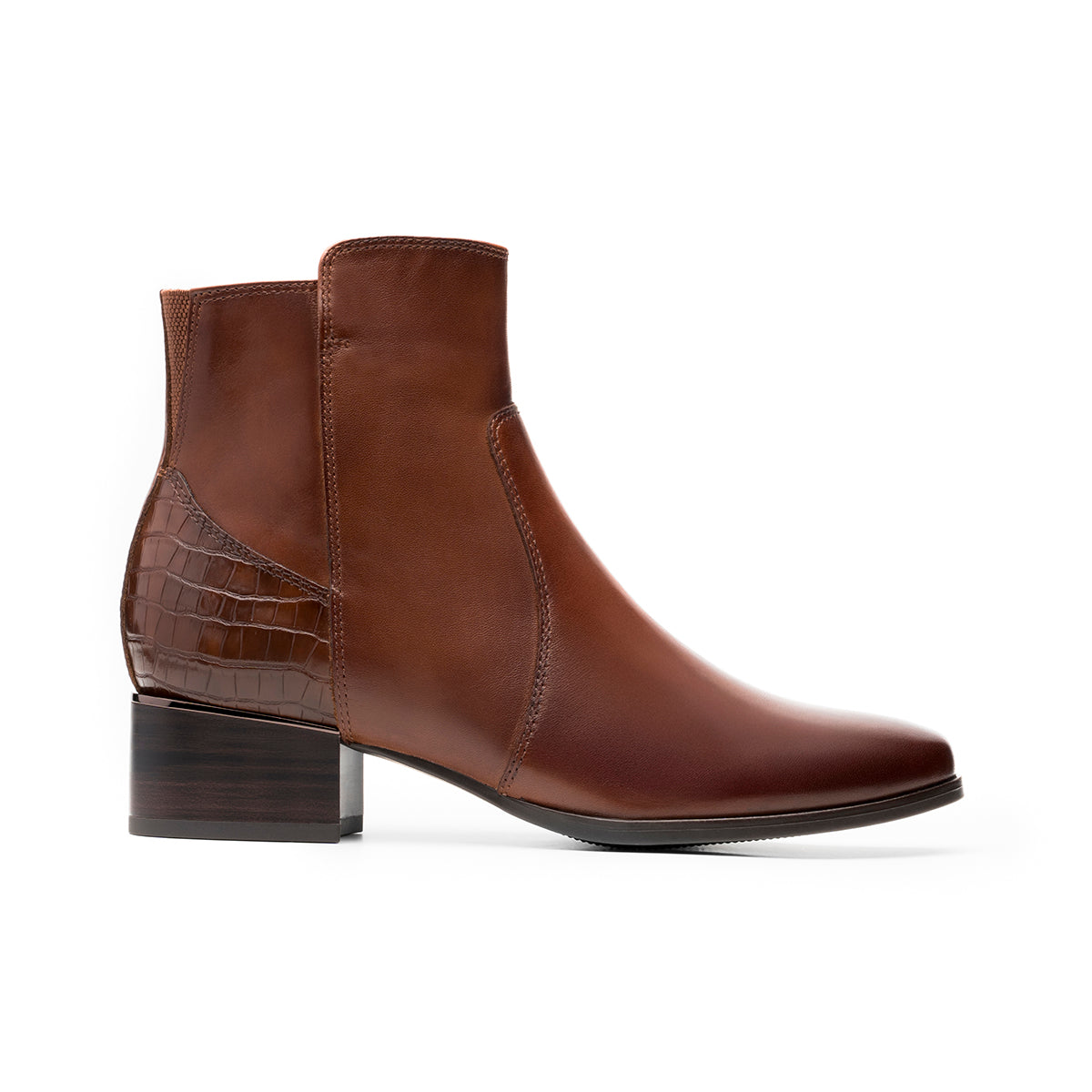 Botín Semivestir Quirelli para Mujer Estilo 305902 Tan