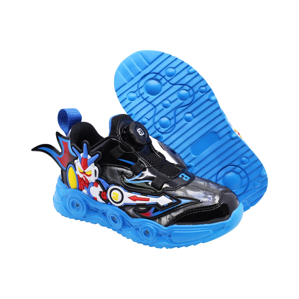 Tenis Audaz para niño en sintético negro Fifty-four con diseño de robot