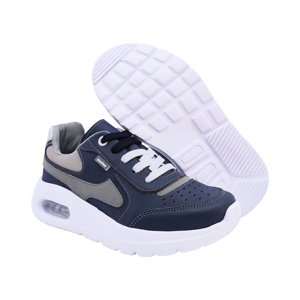 Tenis Audaz para niño en sintético azul Mulán con cámara de aire