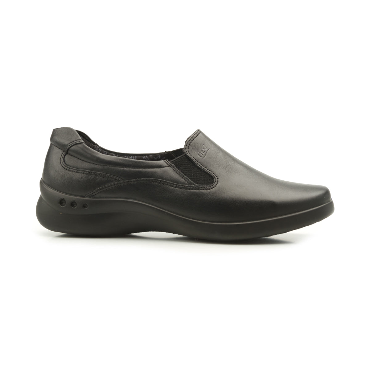Flat Casual Flexi Con Sistema De Mejor Agarre Para Mujer - Estilo 48301 Negro