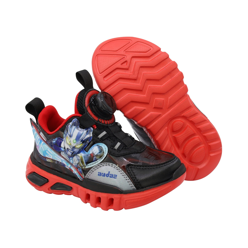 Tenis Audaz para niño en sintético rojo Two con diseño robot