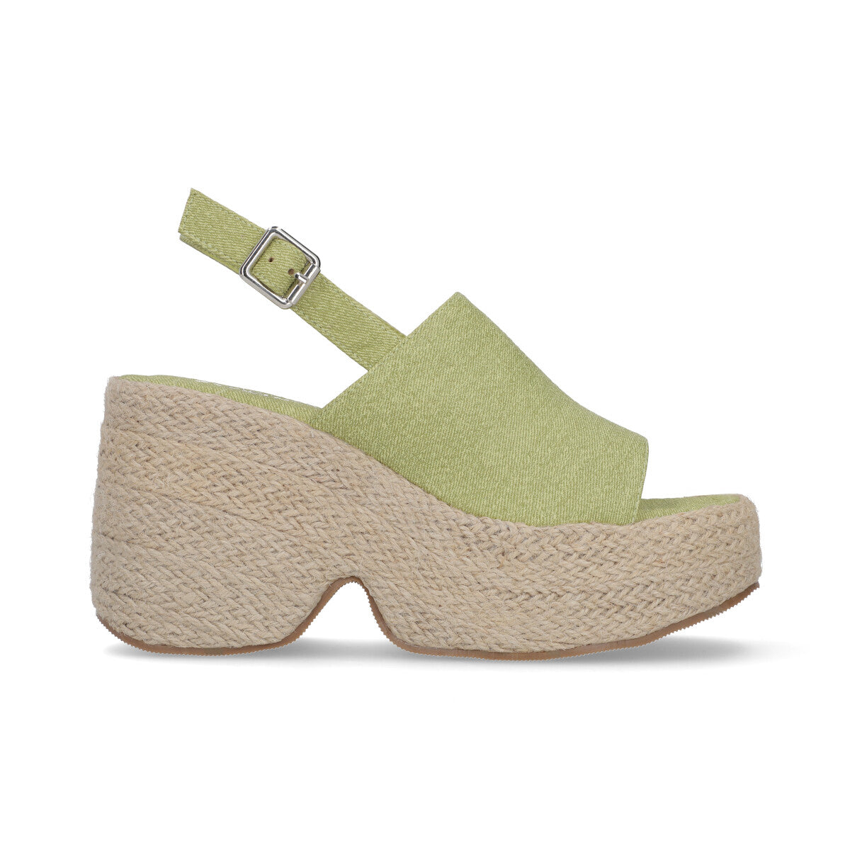 SANDALIA CASUAL DAMA 612401 VERDE CAPA DE OZONO