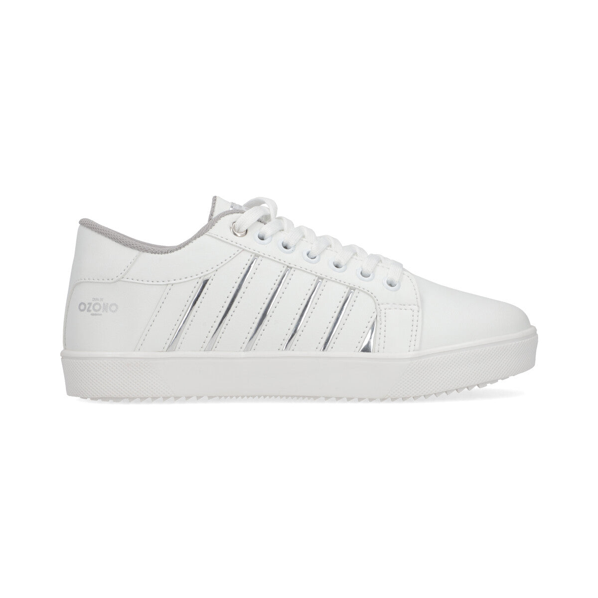 SNEAKER SPORT DAMA 620101 BLANCO/PLATA CAPA DE OZONO