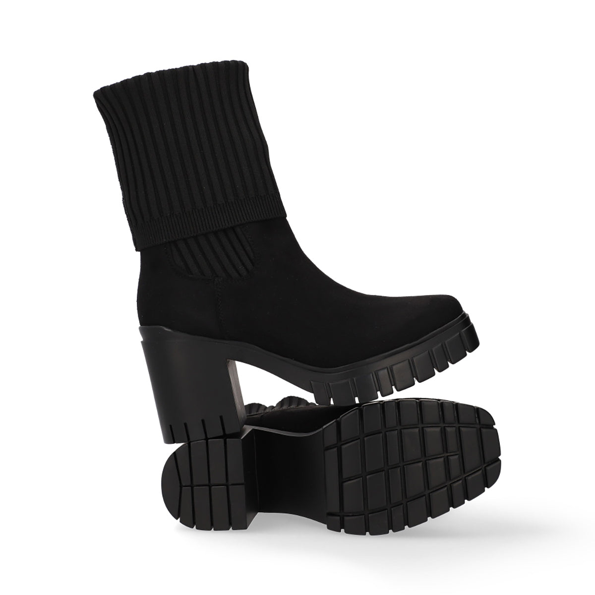 BOTA SEMIVESTIR DAMA 624504 NEGRO CAPA DE OZONO