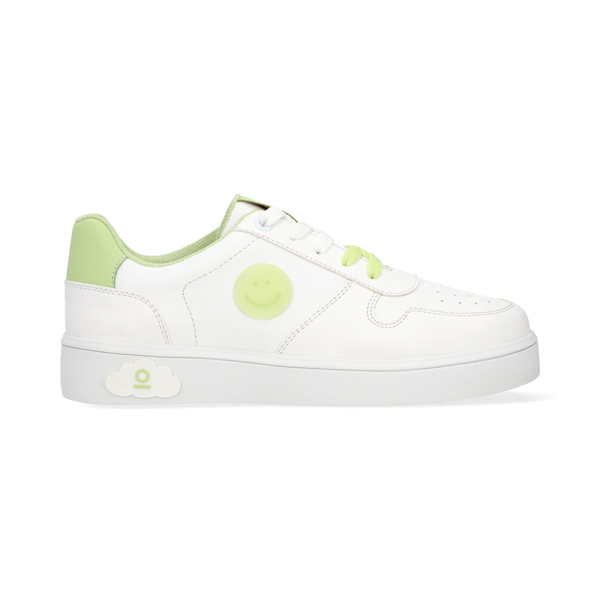 SNEAKER SPORT DAMA 625202 BLANCO/VERDE CAPA DE OZONO