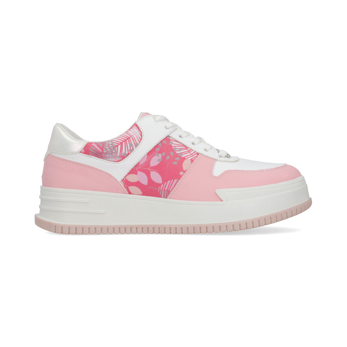 SNEAKER SPORT DAMA 625504 BLANCO/ROSA CAPA DE OZONO