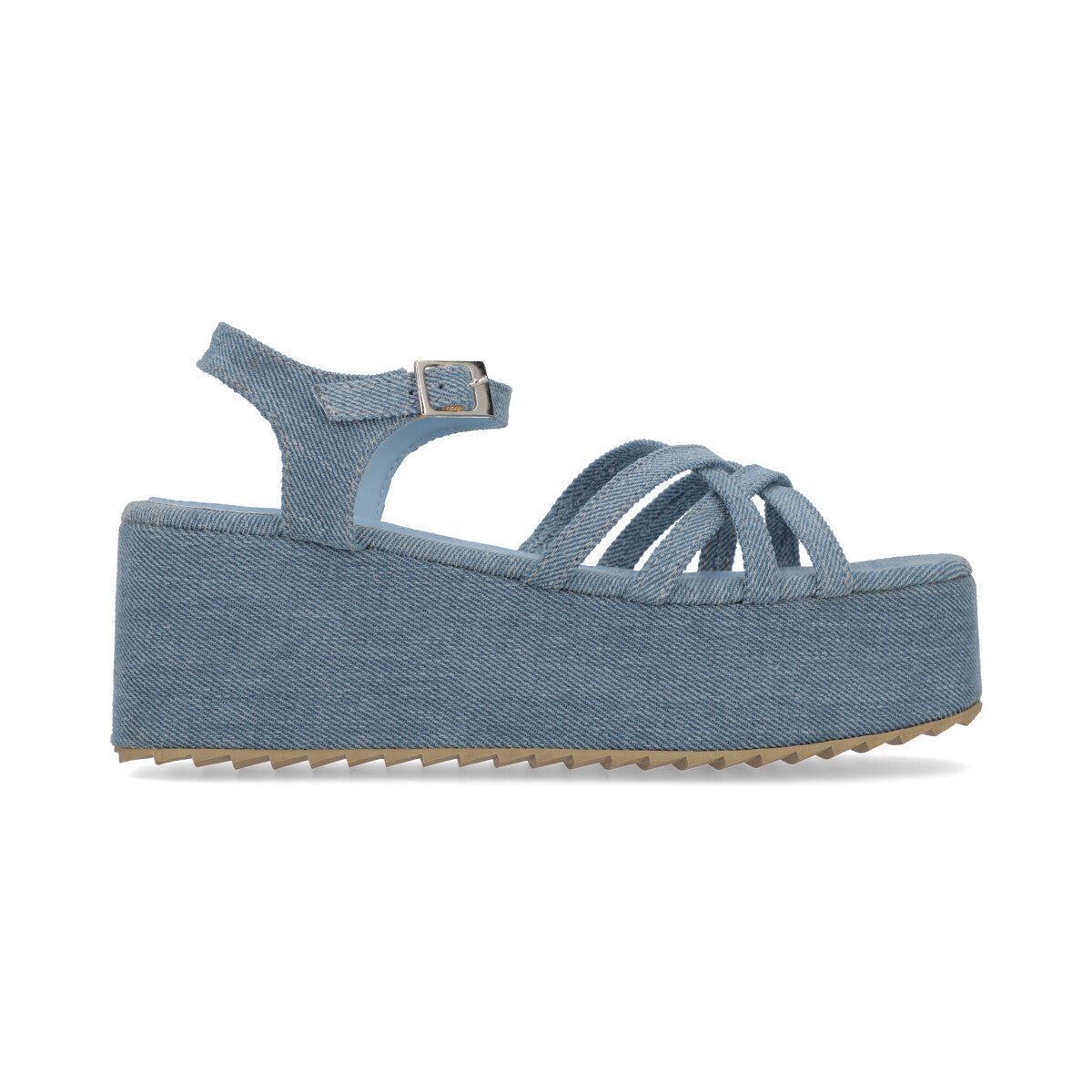 SANDALIA CASUAL DAMA 631004 AZUL MEZCLILLA CAPA DE OZONO