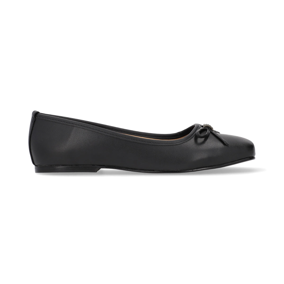 BALERINA CASUAL DAMA 645401 NEGRO CAPA DE OZONO