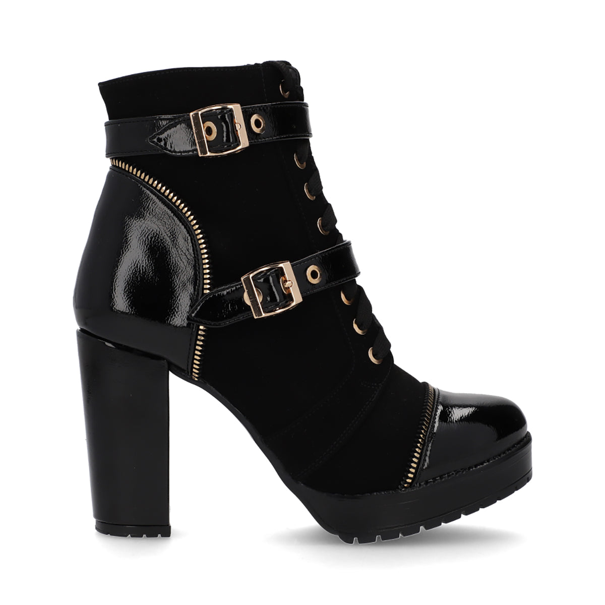 BOTÍN CASUAL DAMA 650601 NEGRO CAPA DE OZONO