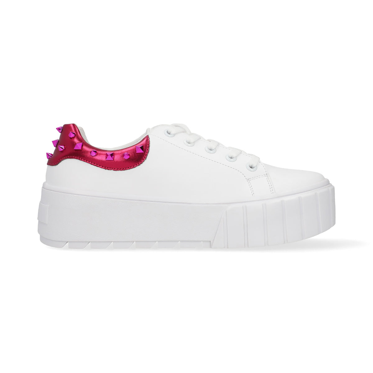SNEAKER SPORT DAMA 651101 BLANCO/ROSA CAPA DE OZONO