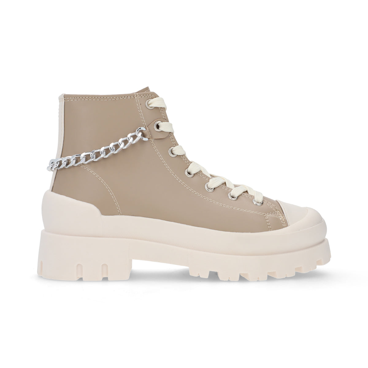 SNEAKER CASUAL DAMA 651901 BEIGE CAPA DE OZONO