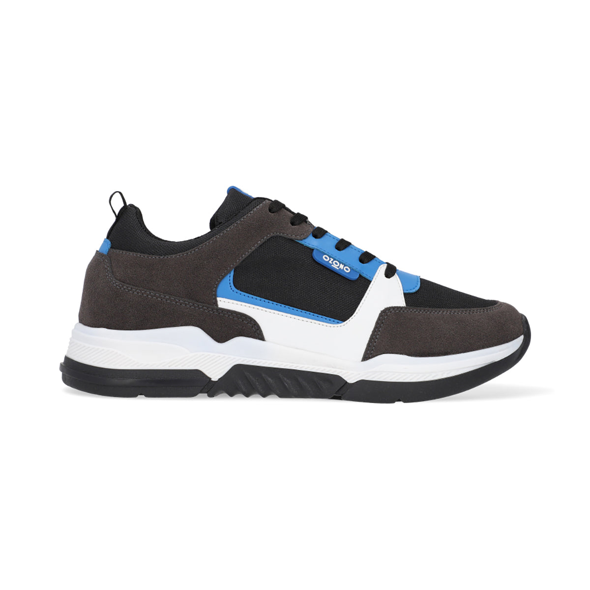 SNEAKER SPORT CABALLERO 654901 NEGRO/GRIS CAPA DE OZONO