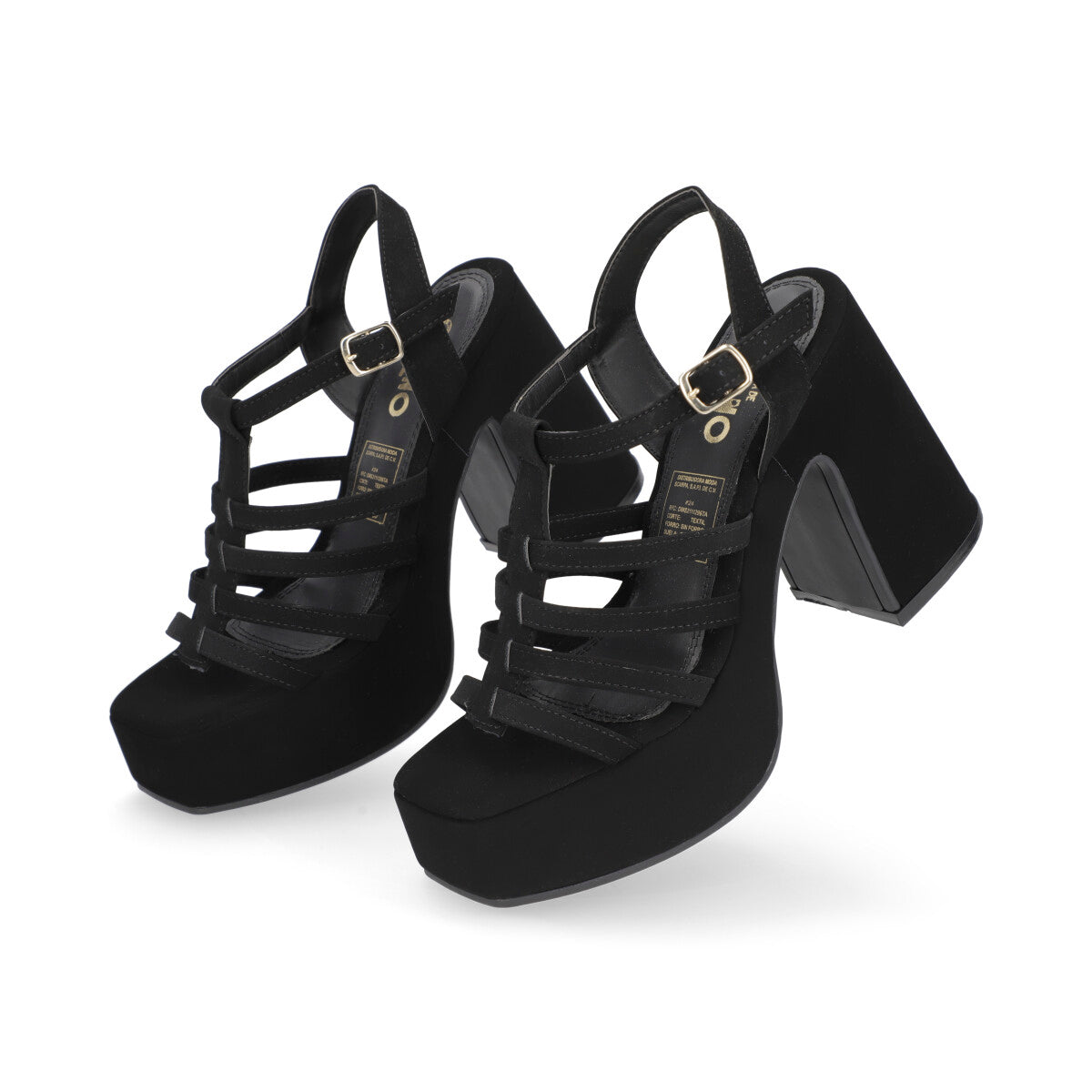 SANDALIA CASUAL DAMA 657001 NEGRO CAPA DE OZONO