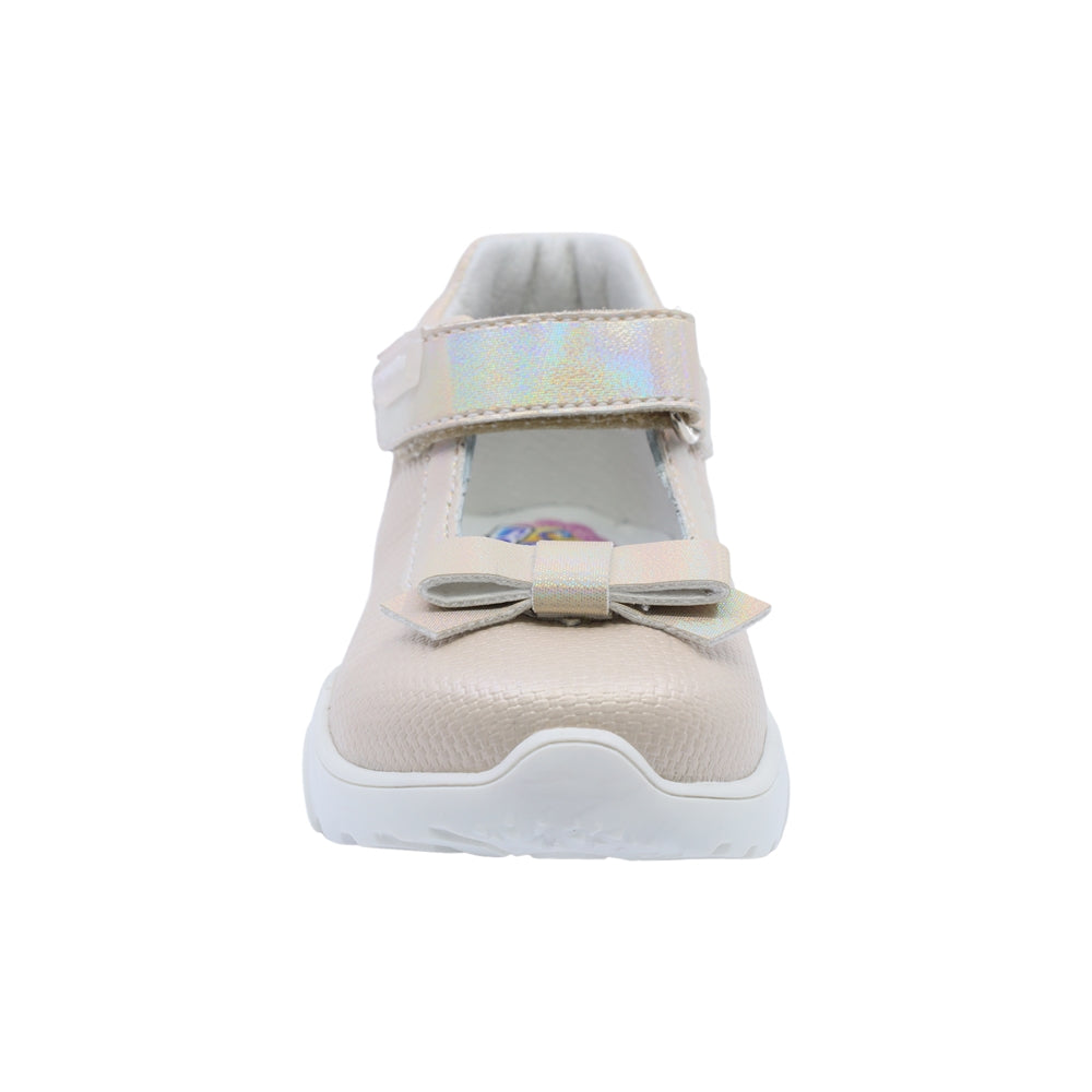 Zapato Coqueta para niña en sintético oro Zippy con moño decorativo