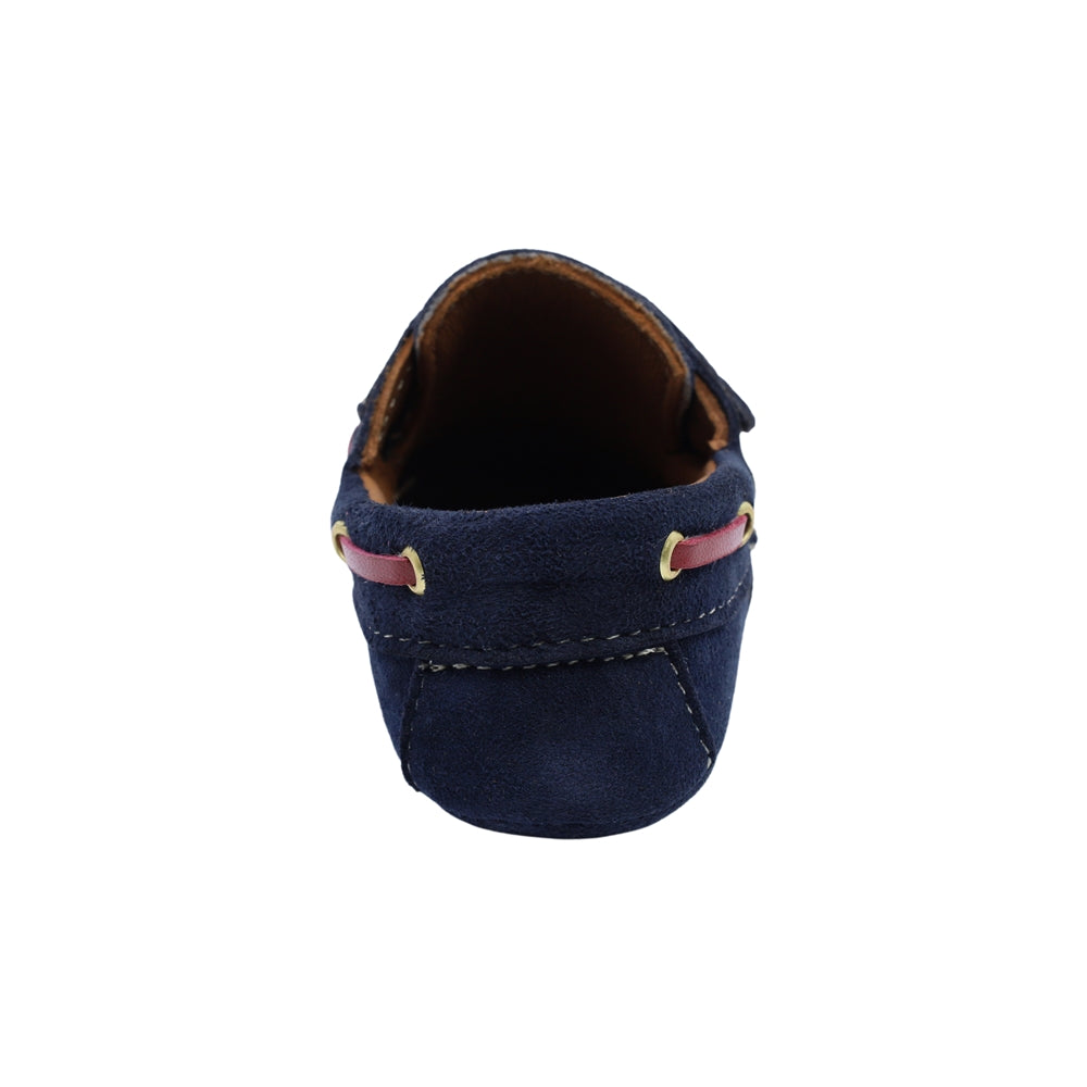 Zapato de vestir Audaz para niño Piel Azul MarinoSixty-two con tira de contacto