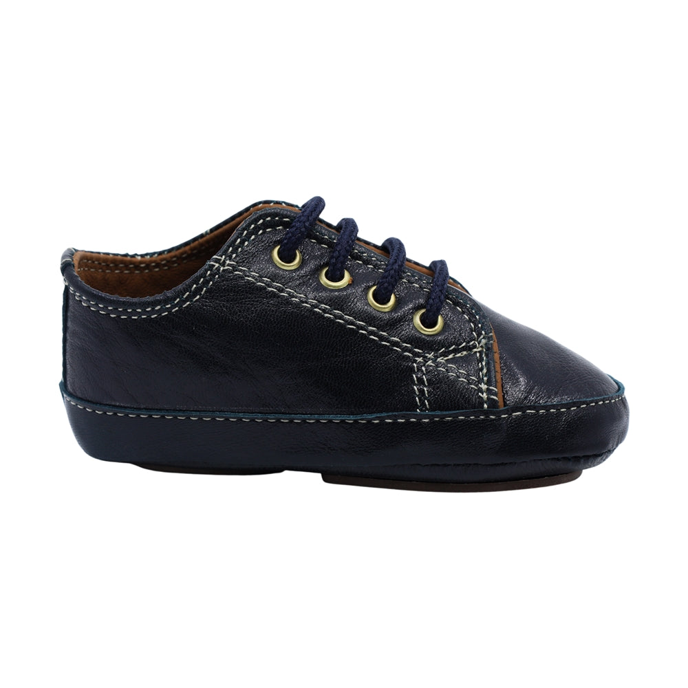 Zapato de vestir para niño Audaz Piel color Azul marino Sixty-three con agujeta