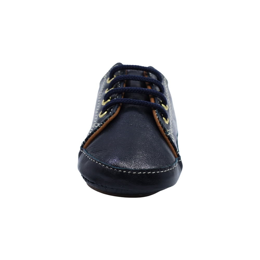 Zapato de vestir para niño Audaz Piel color Azul marino Sixty-three con agujeta