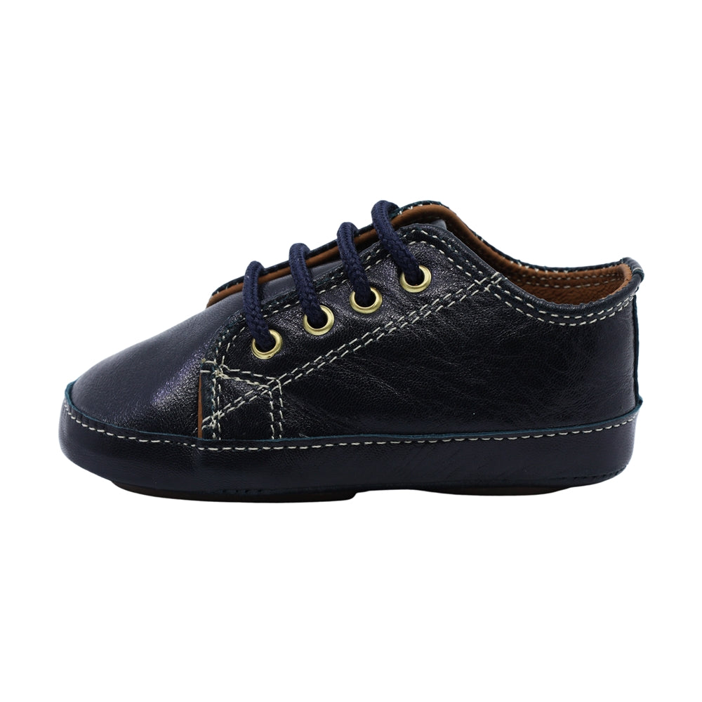 Zapato de vestir para niño Audaz Piel color Azul marino Sixty-three con agujeta