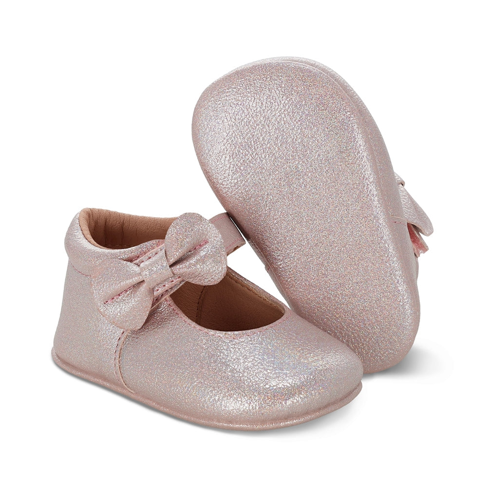 Balerina Coqueta para niña en sintético rosa Daniel con tira de contacto