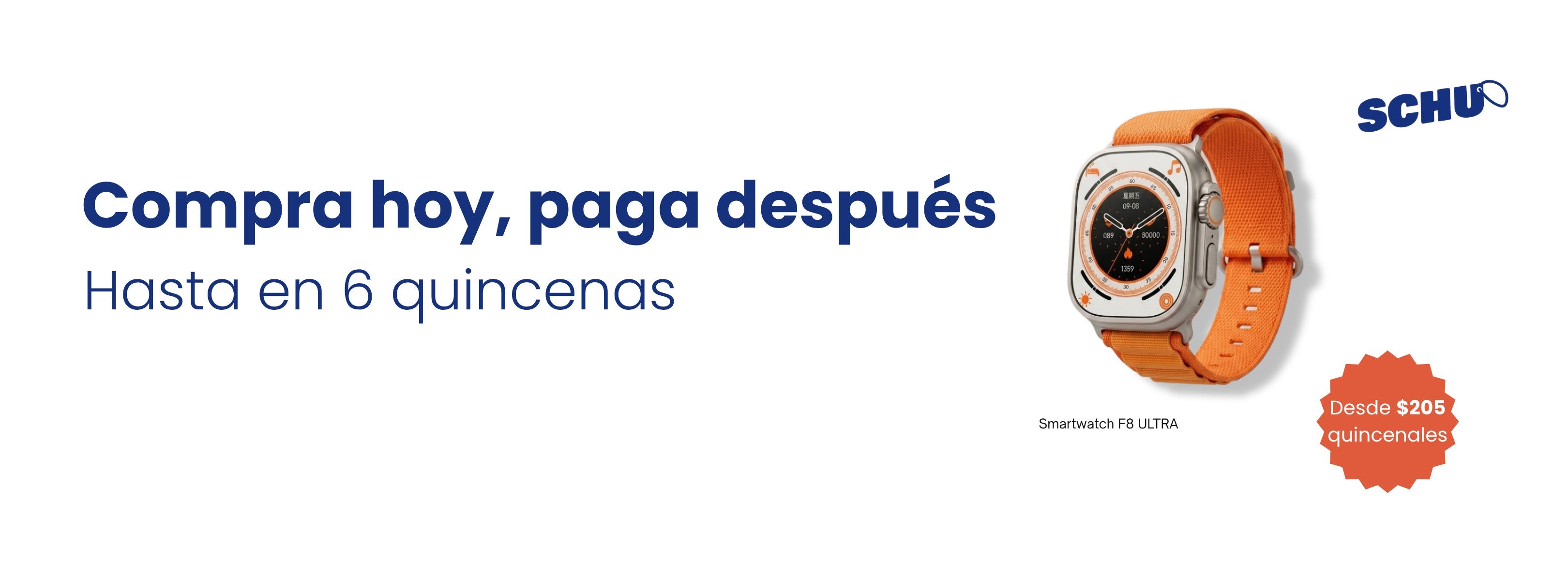 Compra hoy, paga después — hasta en 6 quincenas