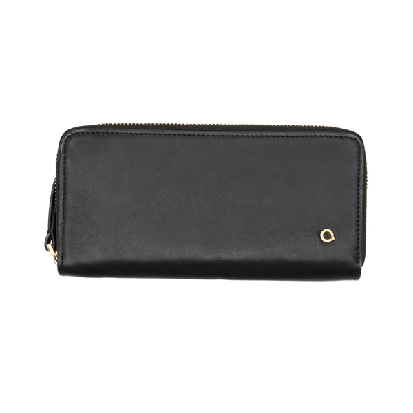 Cartera Quirelli para Mujer con Refuerzo Interno Estilo 040101 Negro
