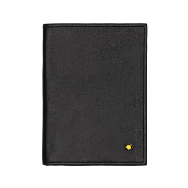Porta Pasaporte Quirelli para Hombre con Refuerzo Interno Estilo 050102 Negro