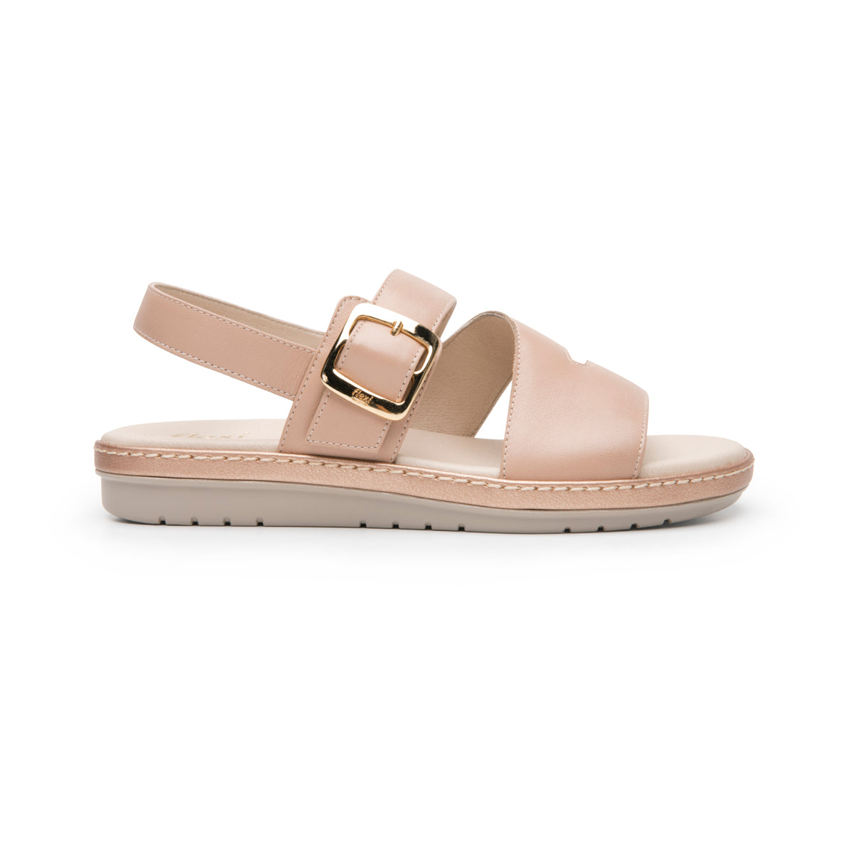 Sandalia Casual De Piso Flexi para Mujer con 100% Piel Estilo 100237 Pétalos