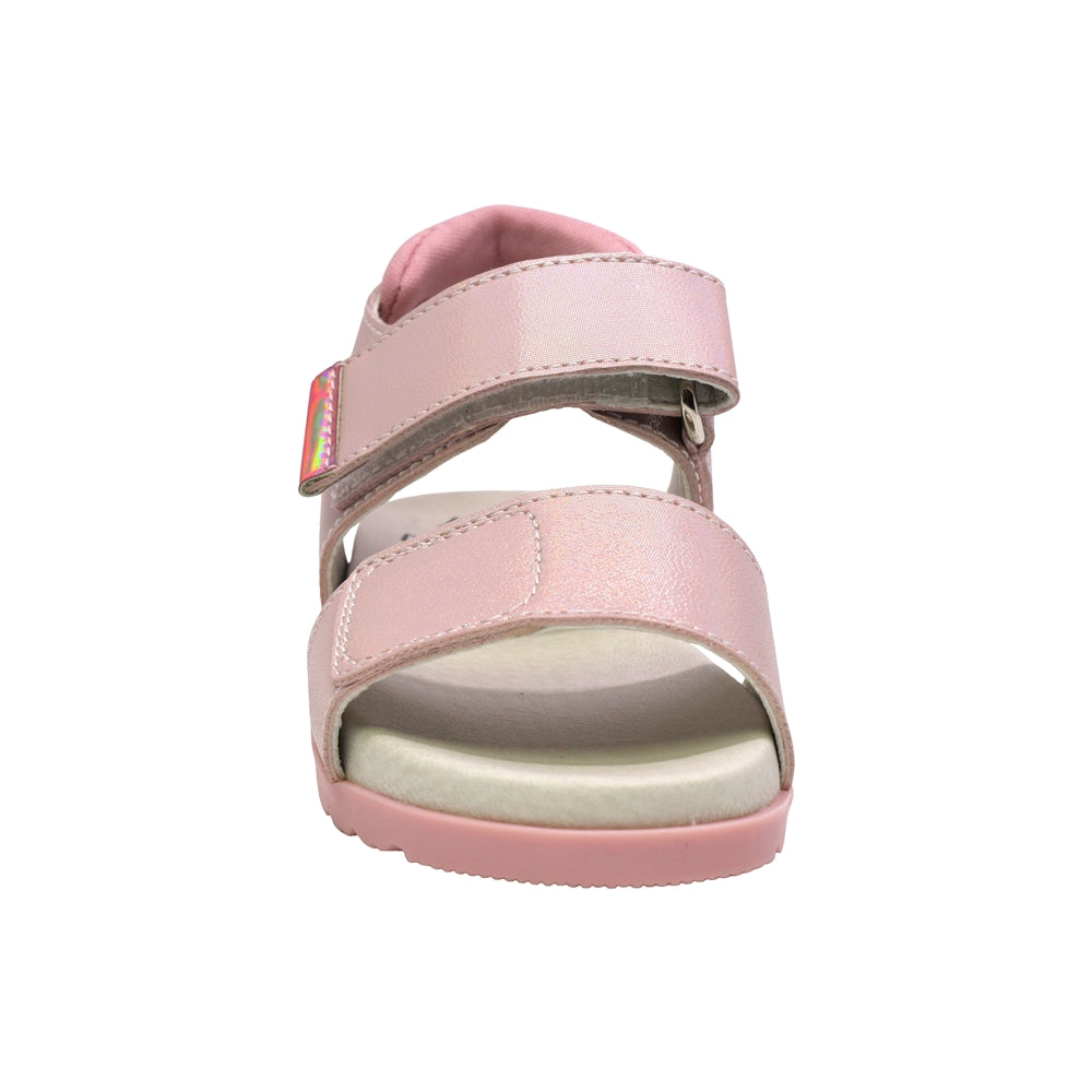 SANDALIA COQUETA PARA NIÑA COLOR ROSA DE SINTÉTICO CAMERON CON TIRA DE CONTACTO