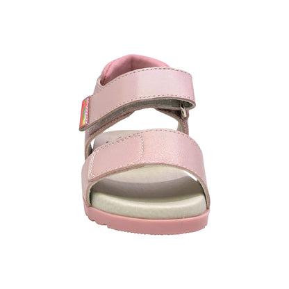 SANDALIA COQUETA PARA NIÑA COLOR ROSA DE SINTÉTICO CAMERON CON TIRA DE CONTACTO