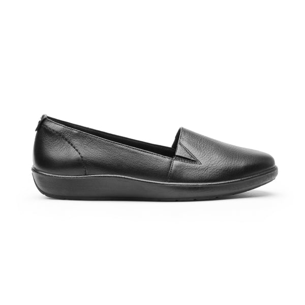 Slip On Casual Flexi para Mujer con Sistema Walking Soft Estilo 101905 Negro