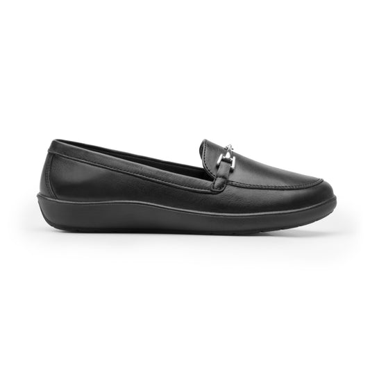 Mocasín Con Herraje Flexi para Mujer con Walking Soft Estilo 101908 Negro